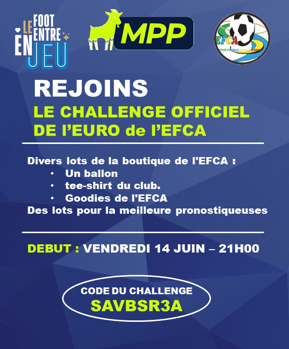 l'EFCA lance son premier tournoi MPP !