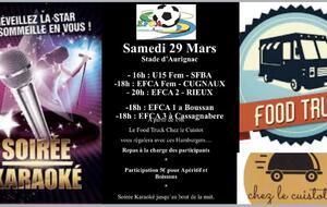 Samedi 29 mars - Soirée Karaoké