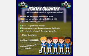 Portes Ouvertes - Septembre 2025