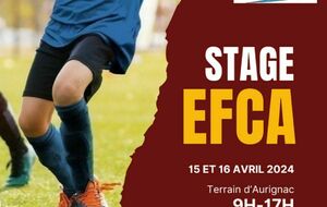 Stage de Printemps EFCA Saison 2023-2024
