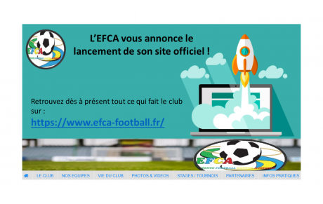 Lancement officiel du site internet de l’Entente Football Canton Aurignac
