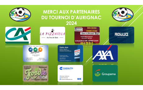 Merci aux partenaires du Tournoi 2024